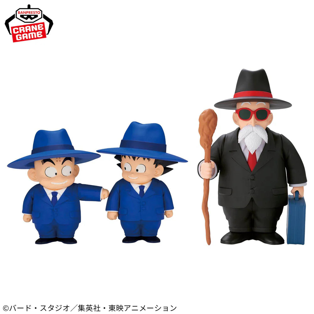 Set Dragon Ball SOFVIMATES – Son Goku, Krillin & Master Roshi Suit Style 3 (Original Japón)