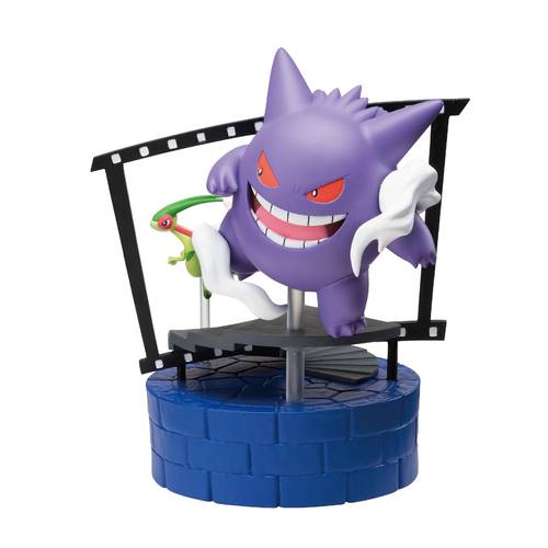 🌙👻 Pokémon Midnight Agent 🎬✨ Gengar Figure – Edición Cinema 🍿💜